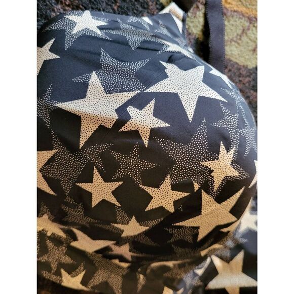 Torrid Bra Women's 40F Black Stars Dream Wire Free Back Smoothing Longline - Picture 6 of 6